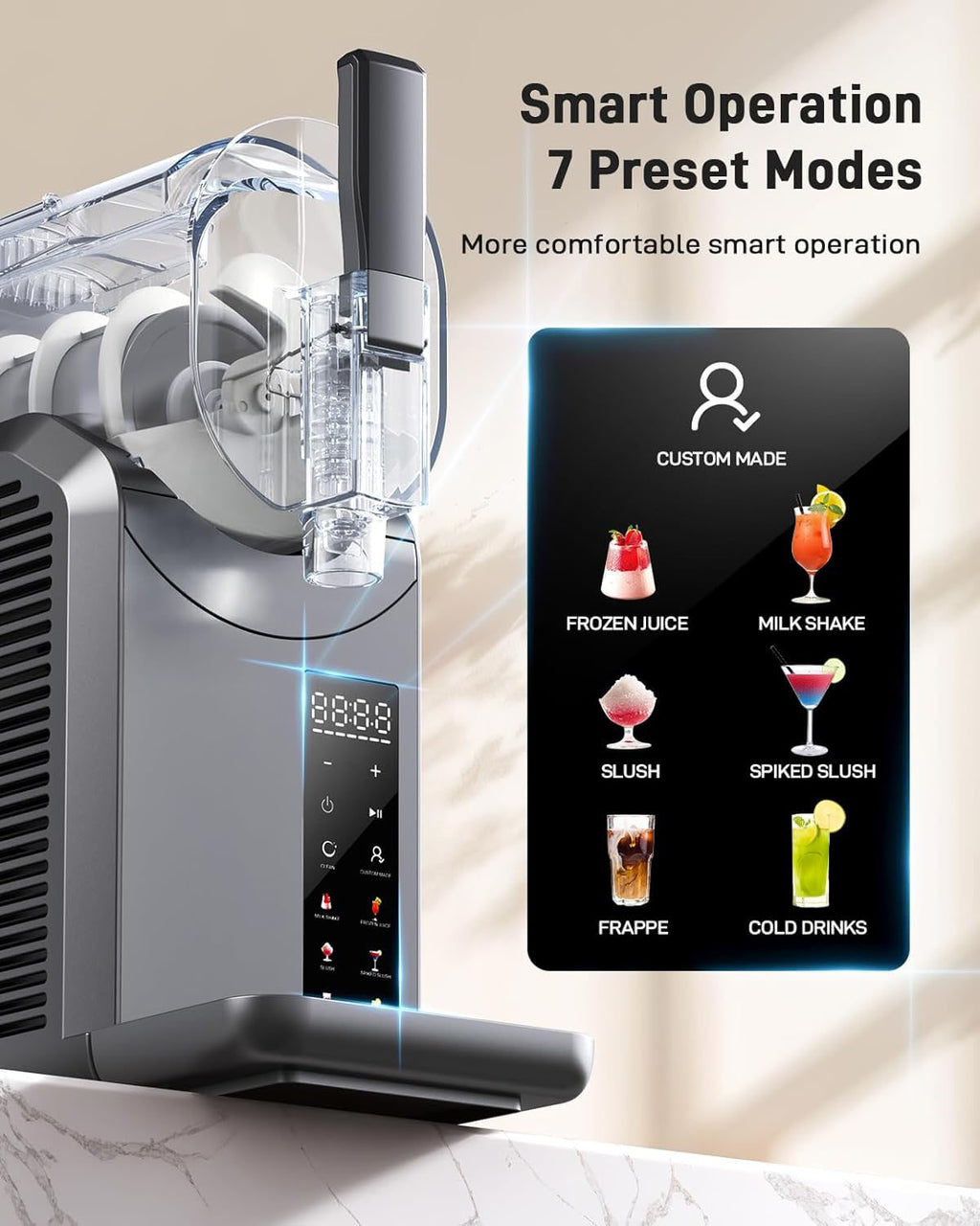 7‑in‑1 No‑Ice Frozen Drink Maker