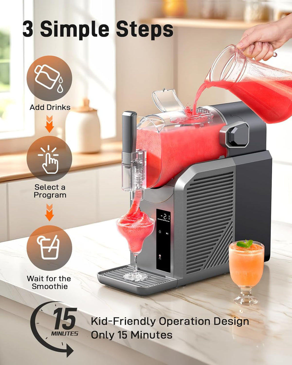 7‑in‑1 No‑Ice Frozen Drink Maker