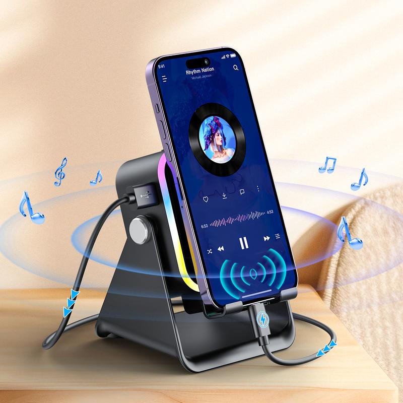 Induction Speaker & Charging Phone Stand