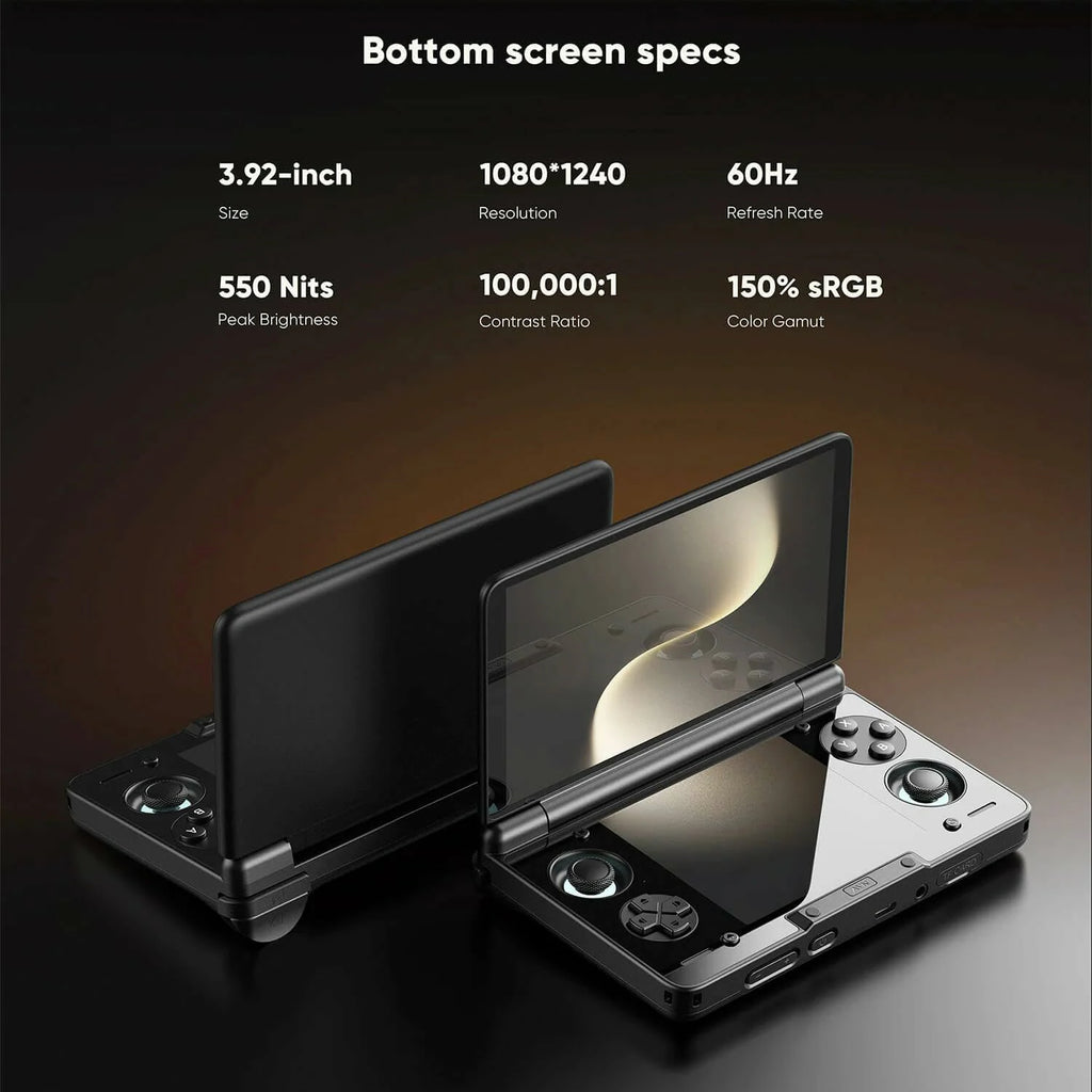 120Hz Clamshell Gaming Console with Hall Sensors