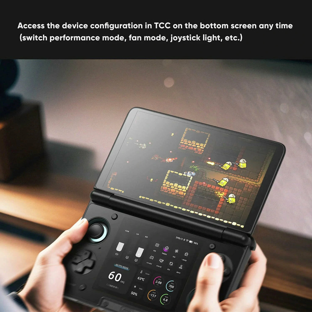 120Hz Clamshell Gaming Console with Hall Sensors