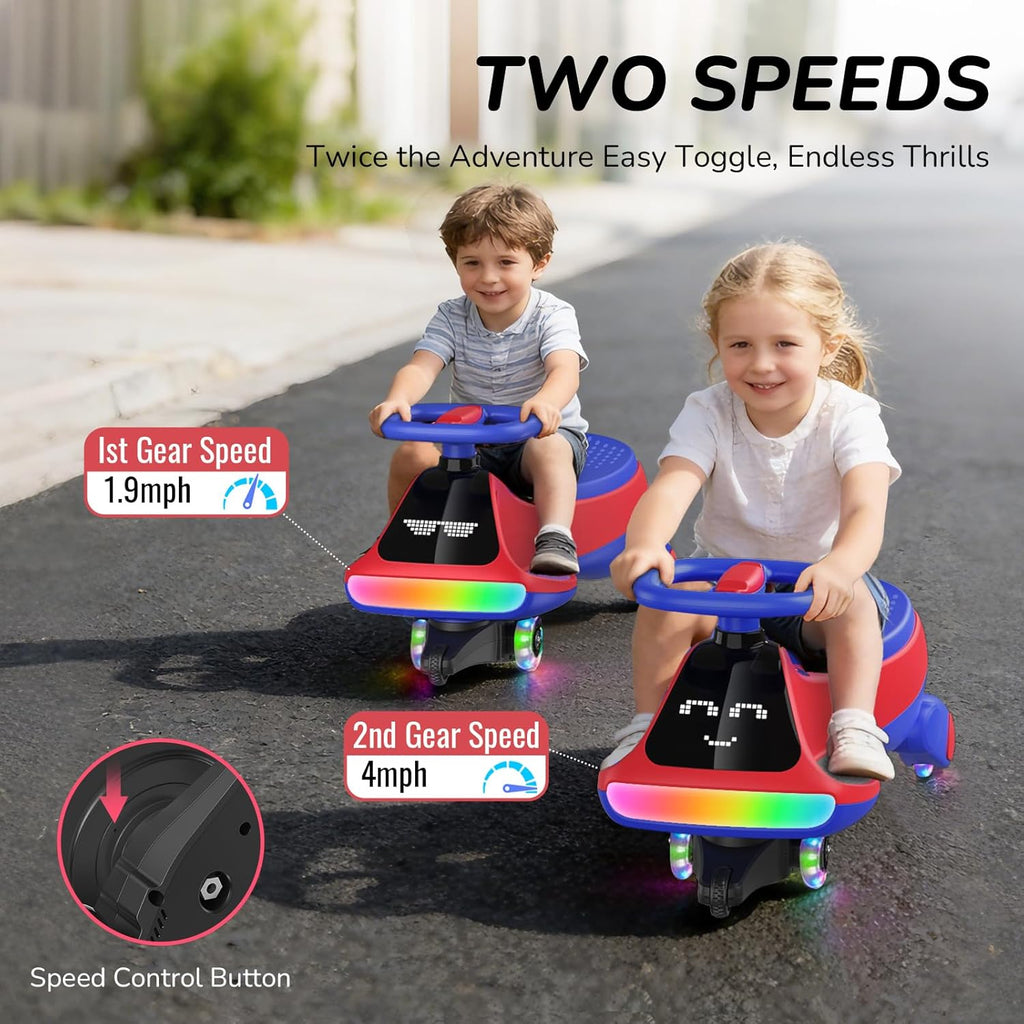 Dual Mode Kid’s Ride‑On with Flashing Wheels