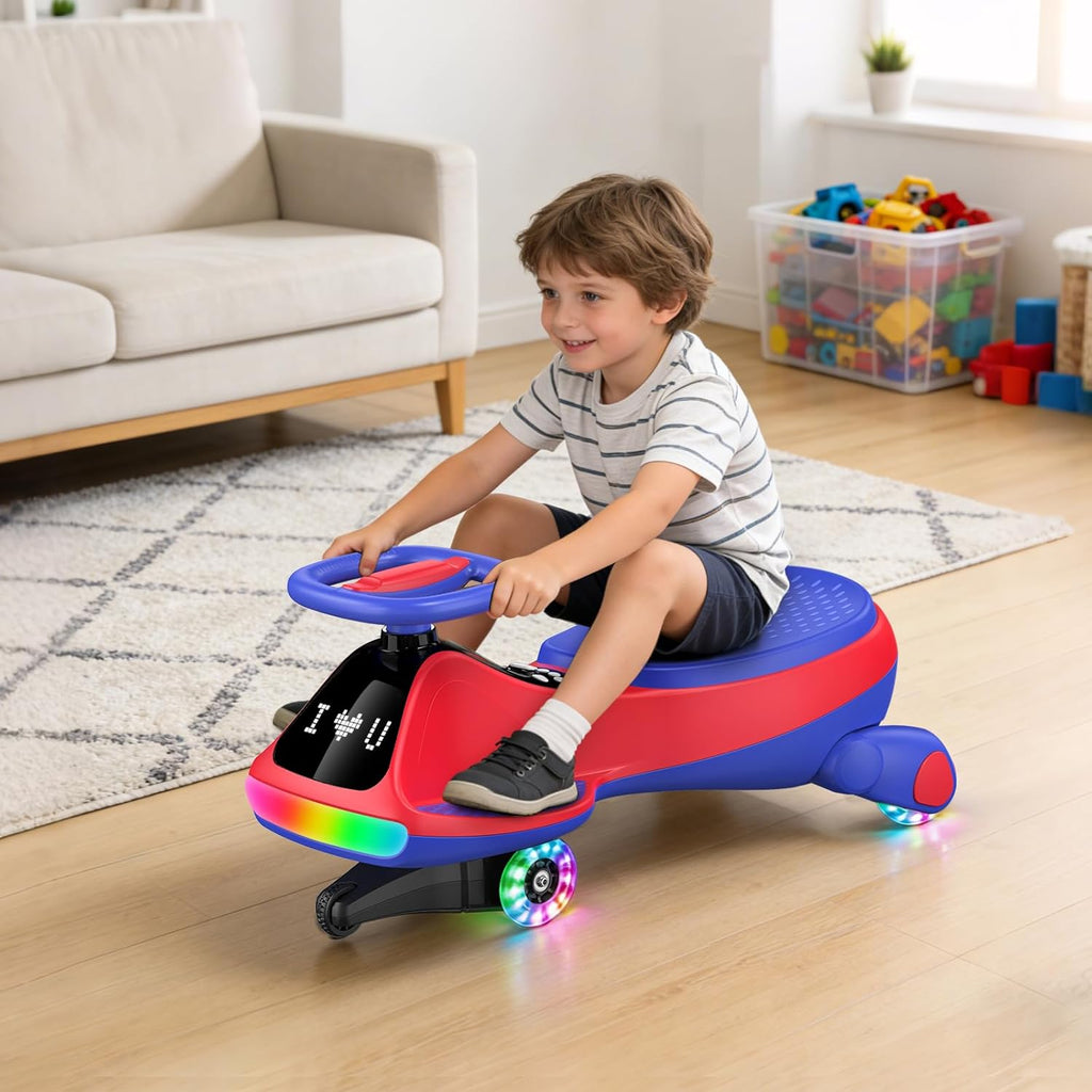 Dual Mode Kid’s Ride‑On with Flashing Wheels
