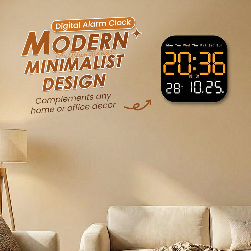 Multifunctional Desk & Wall Clock with Remote