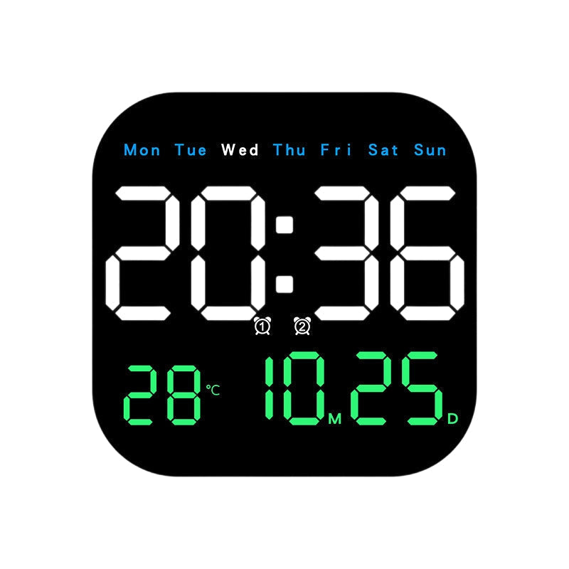 Multifunctional Desk & Wall Clock with Remote