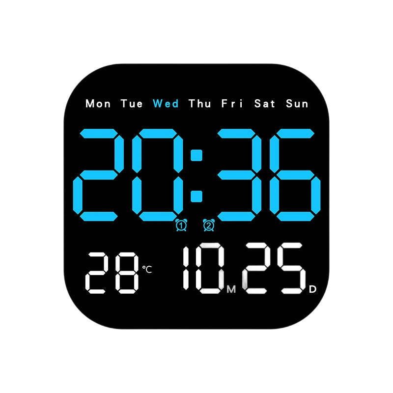 Multifunctional Desk & Wall Clock with Remote