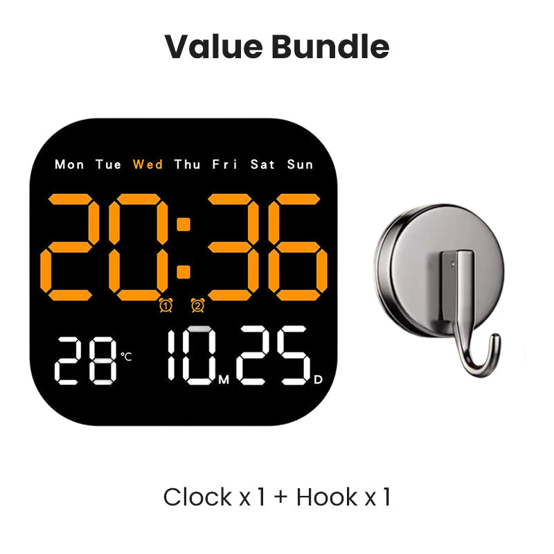 Multifunctional Desk & Wall Clock with Remote