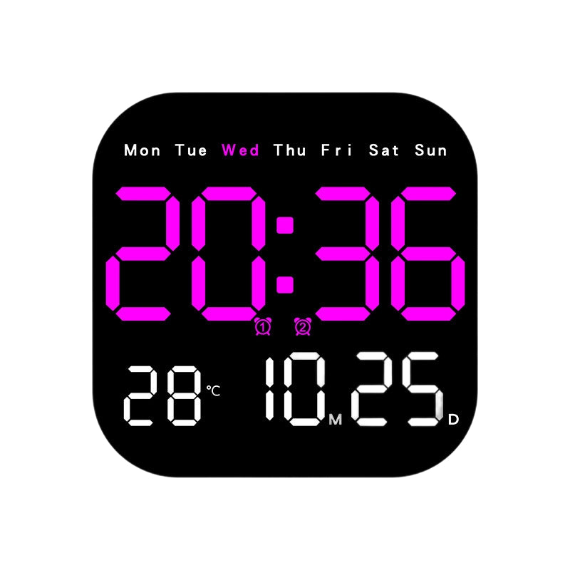 Multifunctional Desk & Wall Clock with Remote