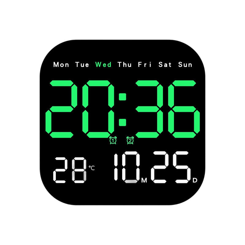 Multifunctional Desk & Wall Clock with Remote