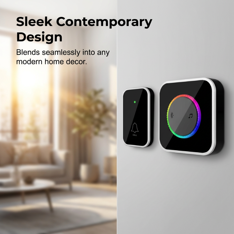 45 Melodies Volume‑Adjustable Plug‑in Doorbell