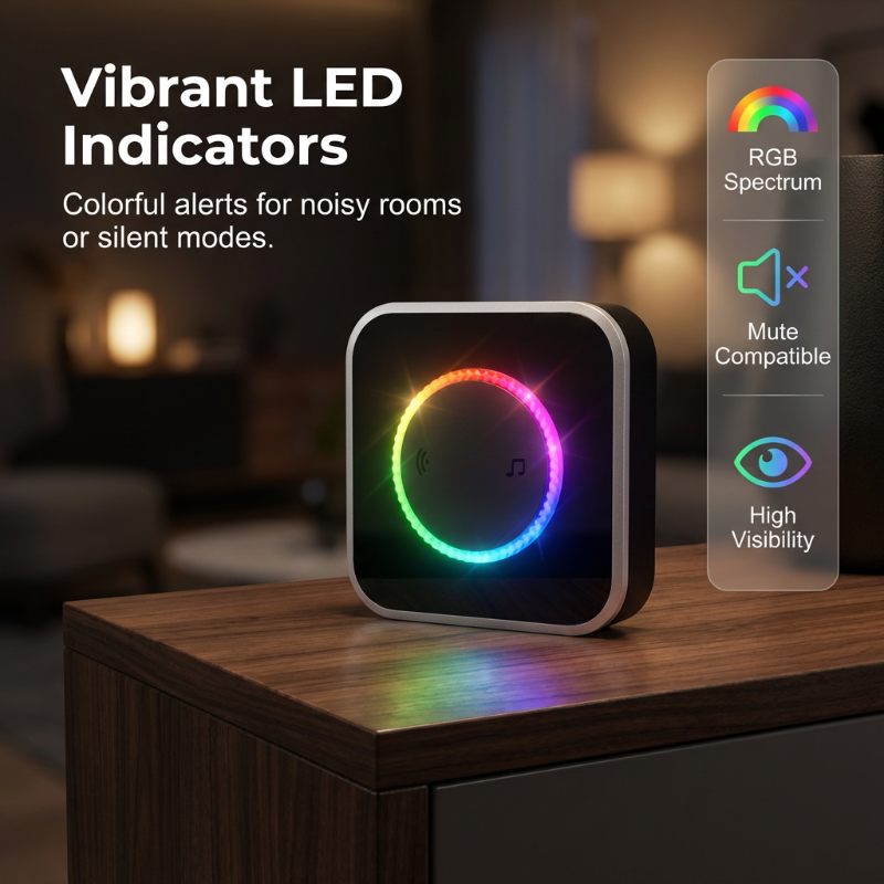45 Melodies Volume‑Adjustable Plug‑in Doorbell