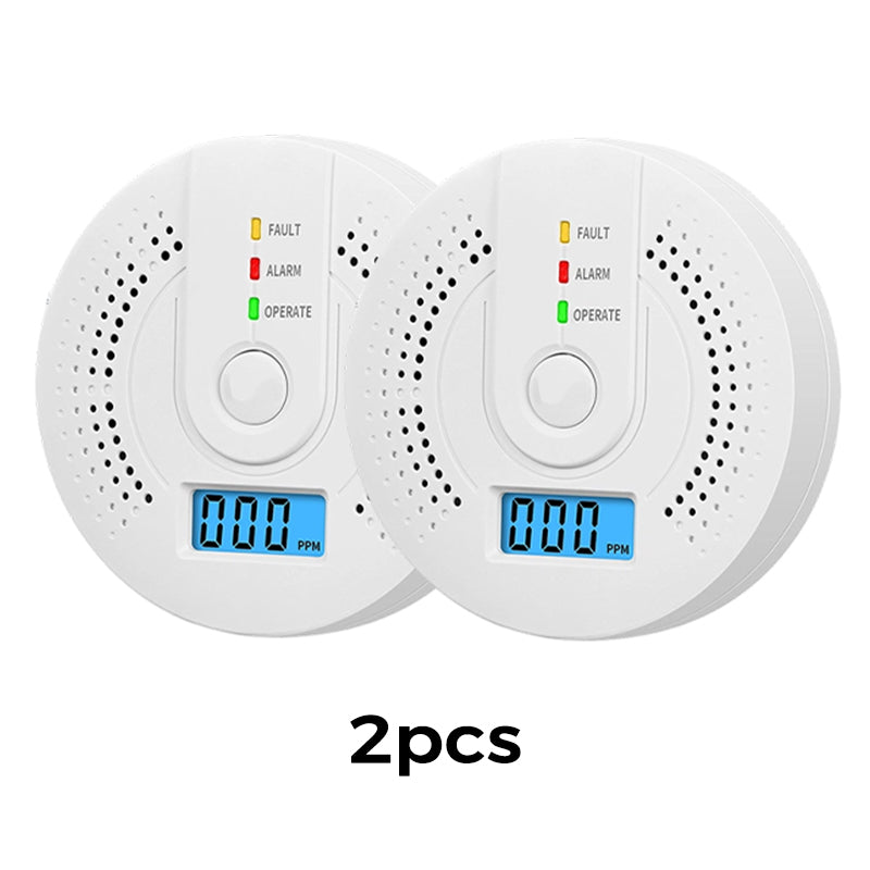 High‑Sensitivity CO Detector with LCD Display