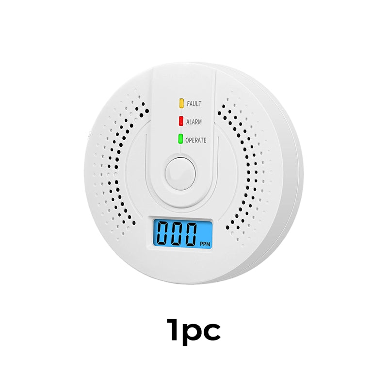 High‑Sensitivity CO Detector with LCD Display